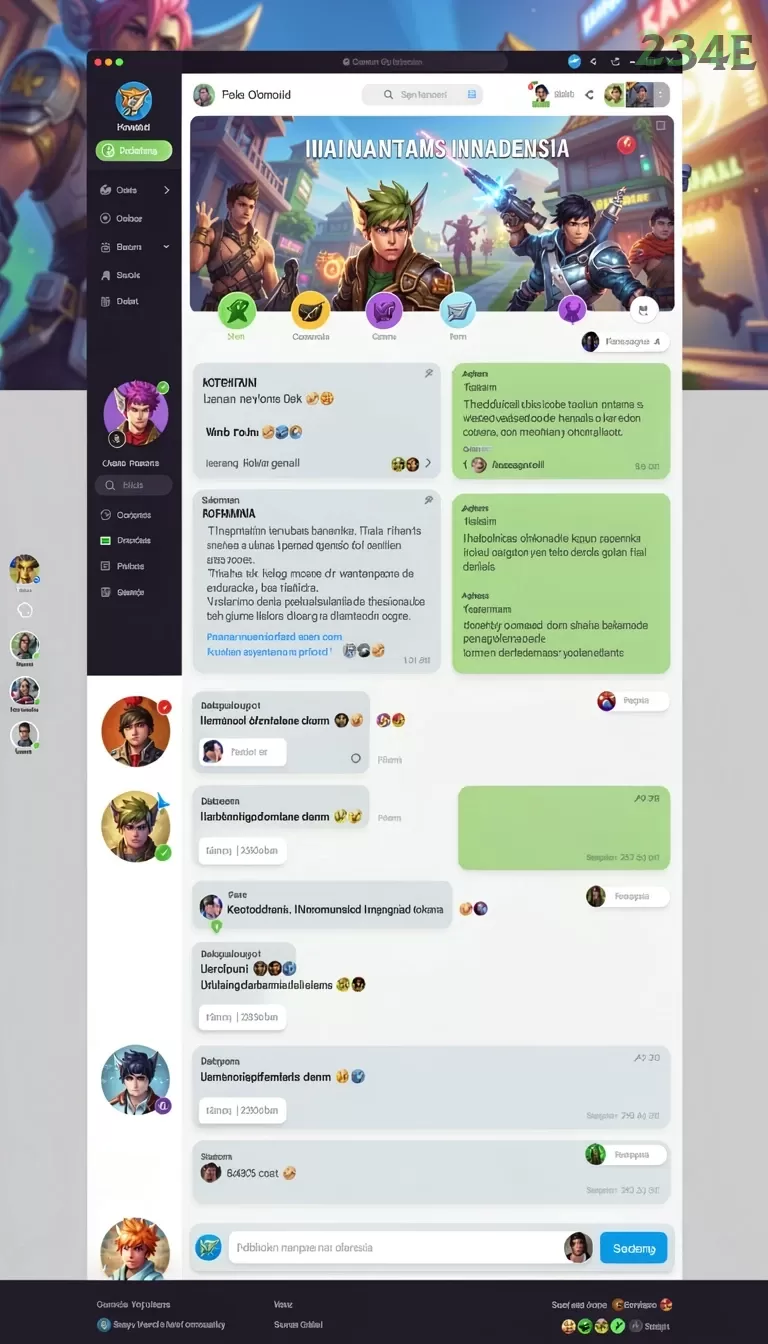 Cuplikan layar PROMO — menu navigasi