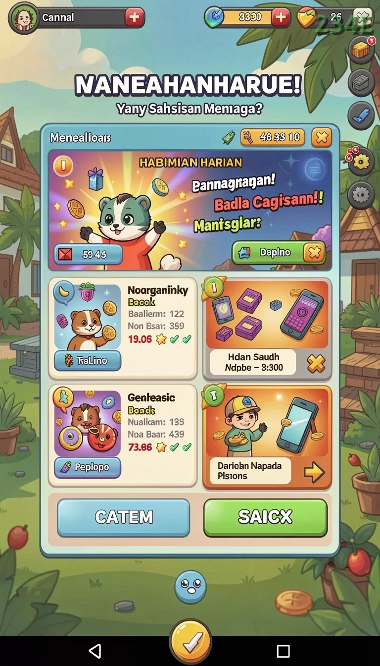Cuplikan layar ALADDIN666 — aktivitas