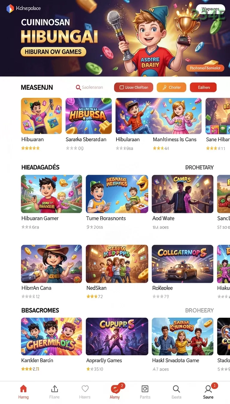 Cuplikan layar OKJKT — menu navigasi