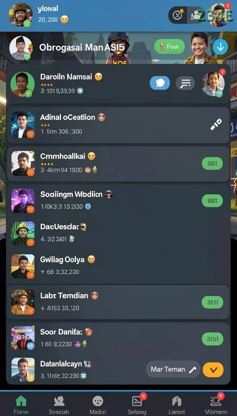 Cuplikan layar PROMO — halaman utama